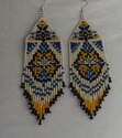 Inspired American Indian Beaded Fringe Dangle Drop