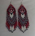 Red, White and Blue Inspired American Indian Beade