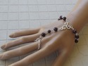 Garnet Gemstone Ring Bracelet