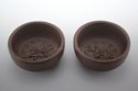Handmade 2PCS 70ml Chinese Yixing Zisha Unglazed C