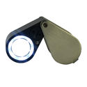 10X Diamond Loupe w LED +UV Light + 21mm Achromati