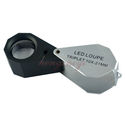 10X Diamond Loupe w Six LED Light + 21mm Achromati
