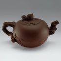Handmade 320ml Yixing Zisha Unglazed Clay Teapot C