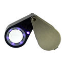 10X Diamond Loupe w LED +UV Light + 21mm Achromati