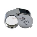 10X 21mm Jewelry Diamond Gem Triplet Loupe Magnifi