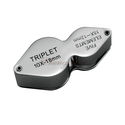 2-In-1 10X 18mm+15X 12mm Jewelry Gem Triplet Loupe
