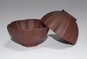 Handmade 2PCS 60ml Chinese Yixing Zisha Unglazed C