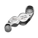 2-In-1 10X 18mm+15X 12mm Jewelry Gem Triplet Loupe