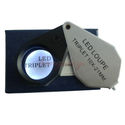10X Diamond Loupe w Six LED Light + 21mm Achromati