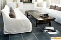 Black Riven Slate Floor & Wall Tile - 600x300mm - 