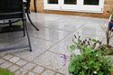 Flamed Silver Grey Granite Paving Slabs - Calibrat