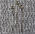 Swirl Head Pins - Silver Plated [Lead/Nickle Free]