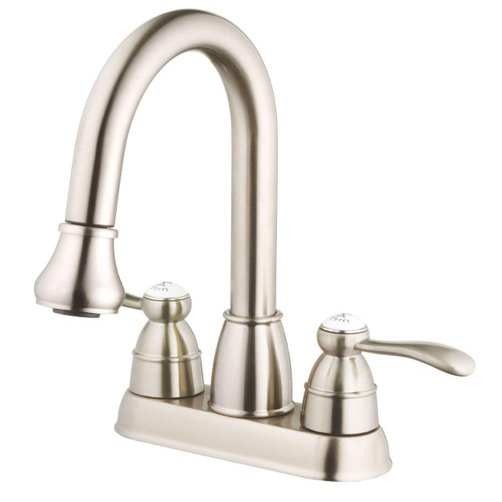 Belle Foret BFN60001SS Pull Down Spray Laundry Faucet, Stainless Steel PPPA, Avi Depot=Much More