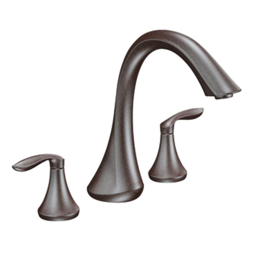 Moen T943ORB4792 Eva DeckMount Roman Tub Faucet Trim Kit in Oil