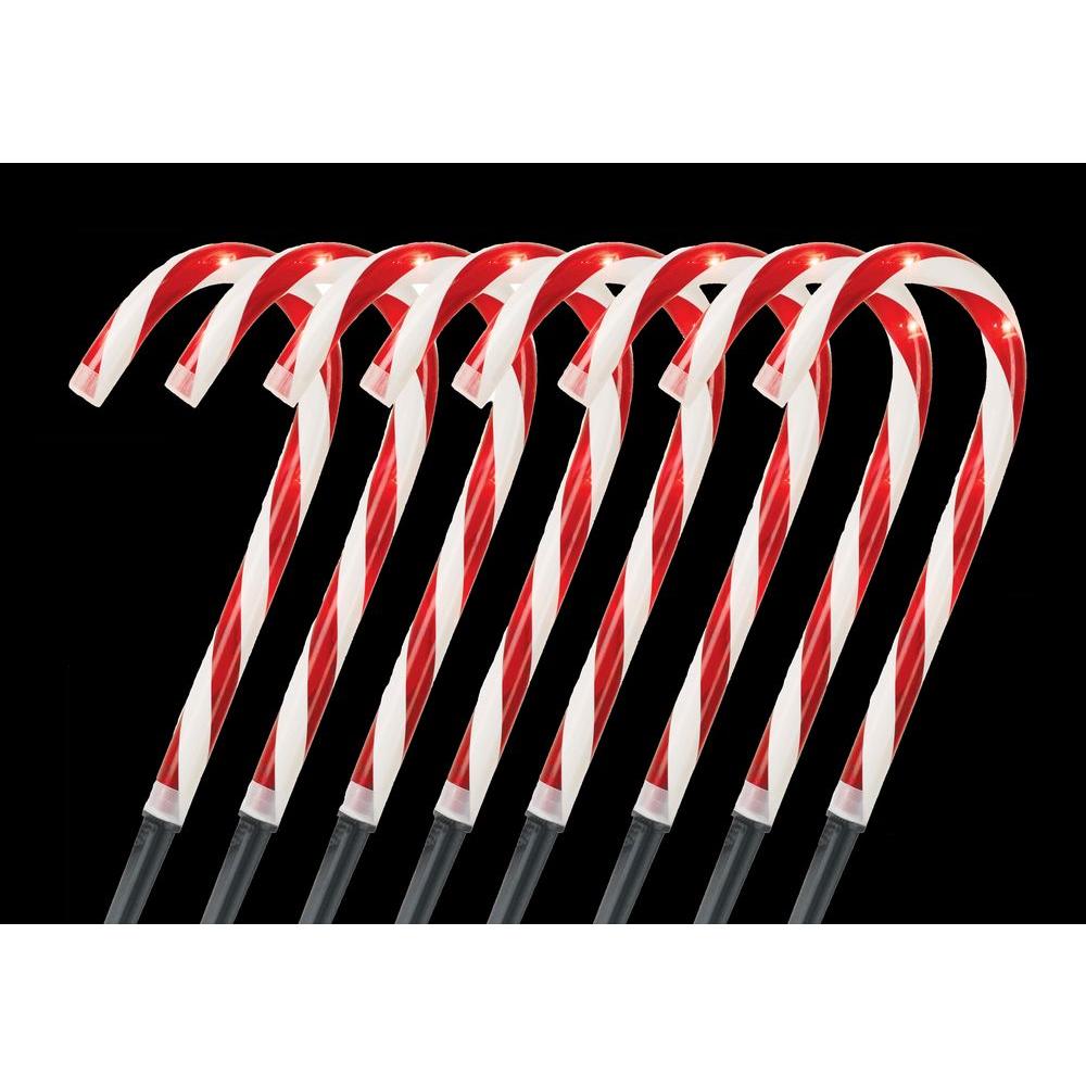 Christmas Holiday 10 in. Candy Cane Outdoor Yard P