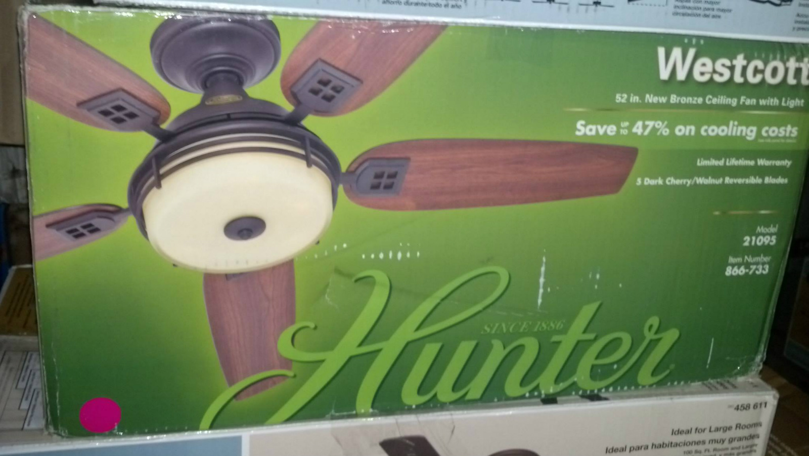 Hunter 21095 Westcott 52 in. New Bronze Ceiling Fan PPPZAE done, Avi