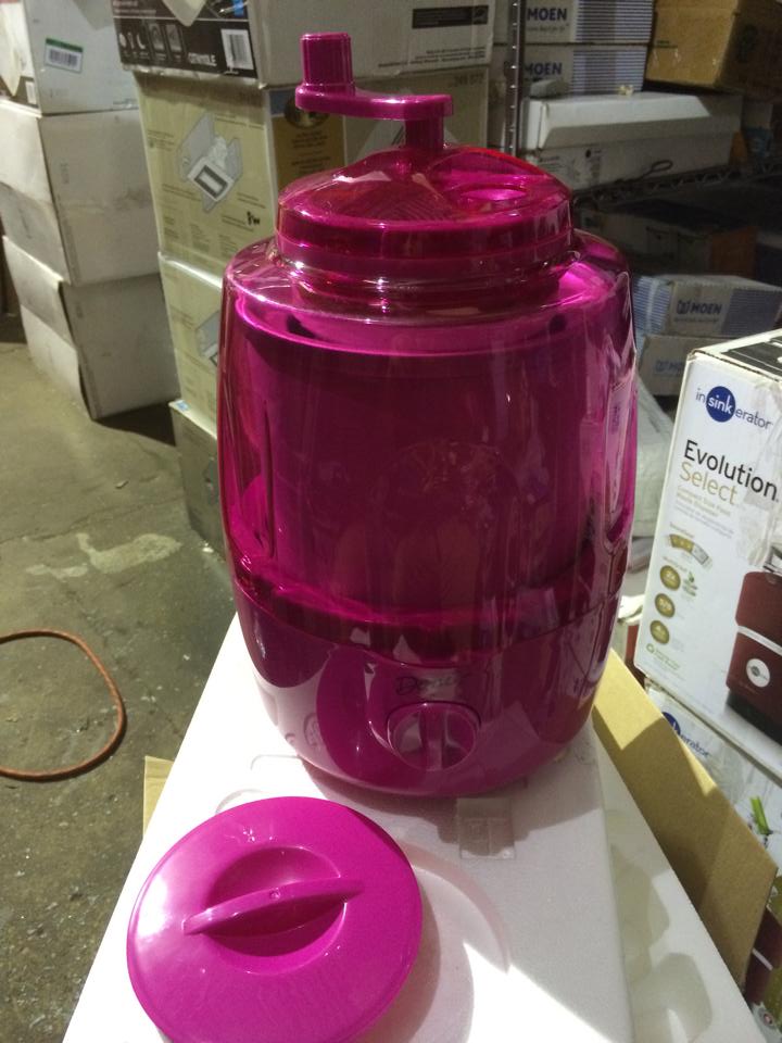 Deni 5202 Automatic Ice Cream Maker Raspberry with Candy Crusher