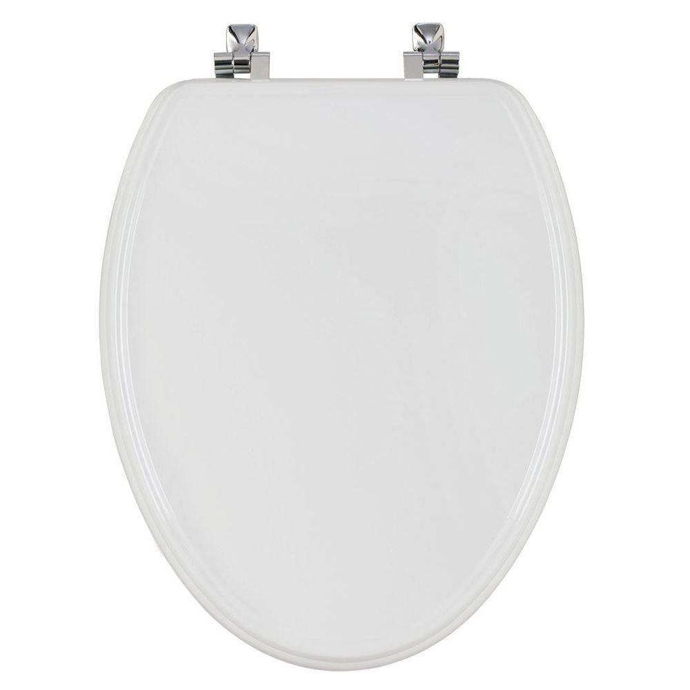 BEMIS 1526CH 000 STATITE Elongated Closed Front Toilet Seat in White