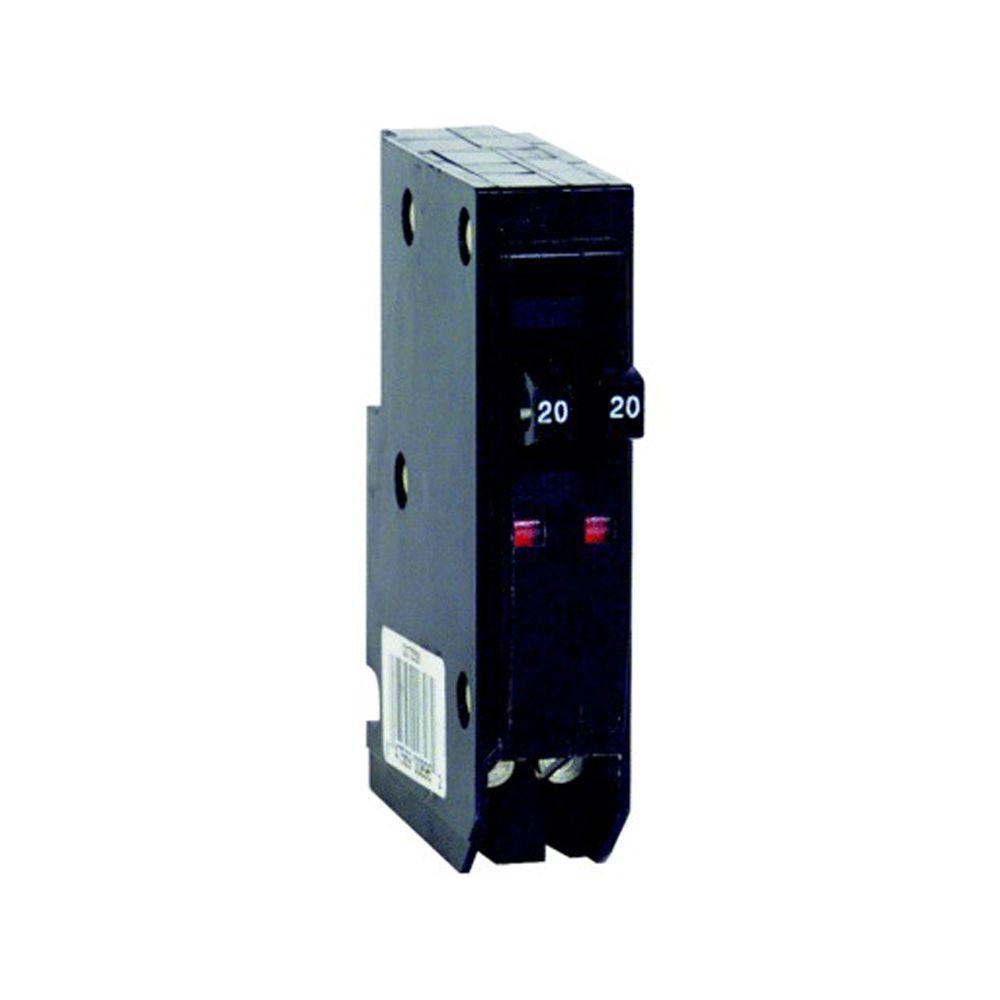 Square D QOT2020CP QO 2-20-Amp Single-Pole Tandem Circuit Breaker PPPA