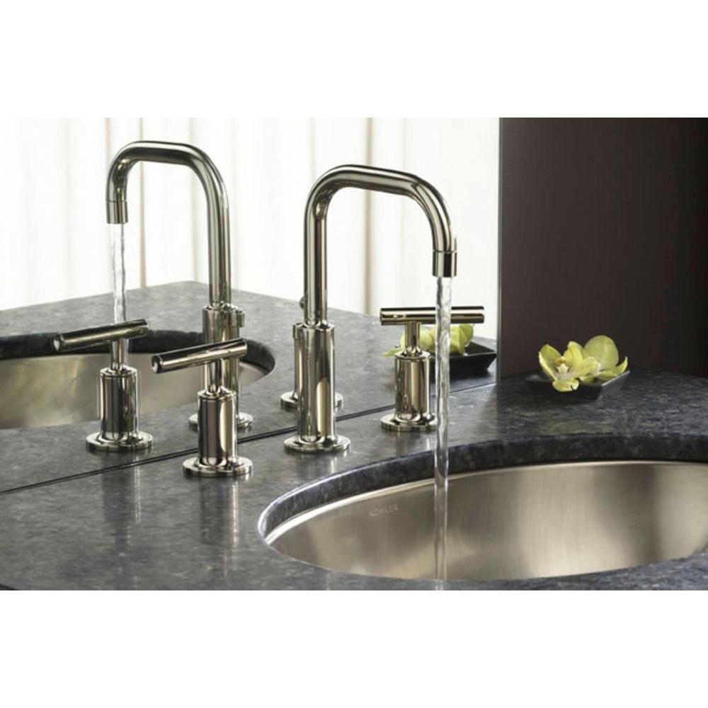 KOHLER K 14406 4 AF Purist 8 In Widespread 2 Handle Low Arc Bathroom kohler-k-14406-4-af-purist-8-in-widespread-2-handle-low-arc-bathroom