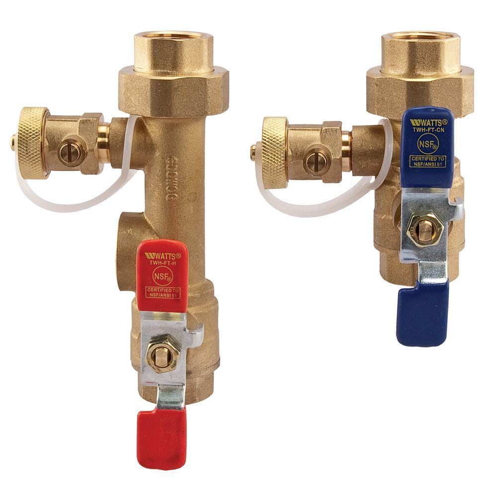 Watts LF TWH -FT-HCN 2-Piece Lead-Free Brass Tankless Water Heater ...