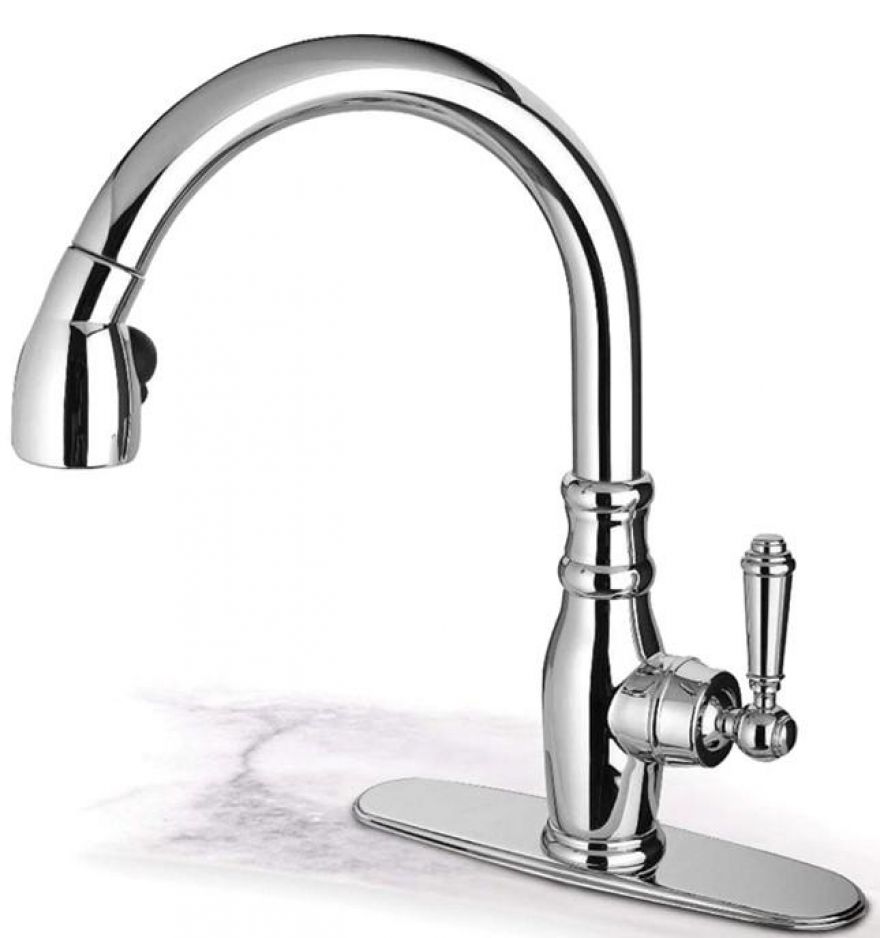 LaToscana USCR591ANT Old Fashion Pull-Down Kitchen Faucet ...