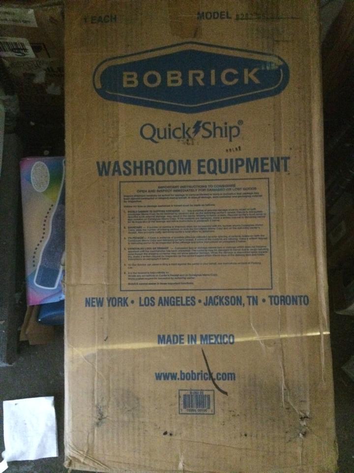 Bobrick B-282 25 B-2706 25 Napkin & Tampon Sanitary Vendor PPPAB, Avi ...