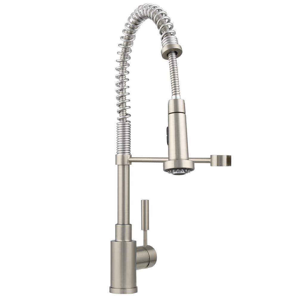 Blanco 440557 Meridian Semi Professional Kitchen Faucet in Satin Nickel