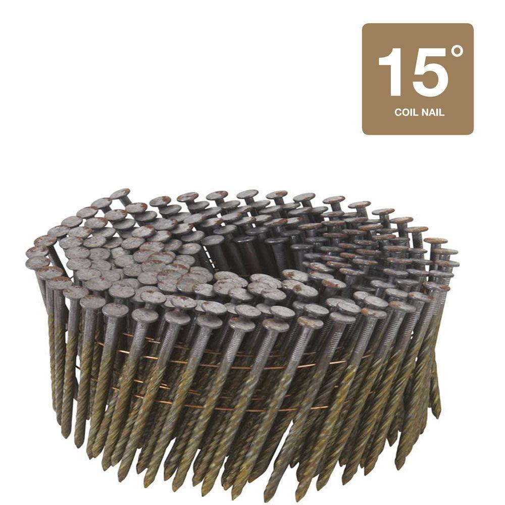 Hitachi 12214 31/4 in. x .120 in. Full RoundHead Screw Shank Brite