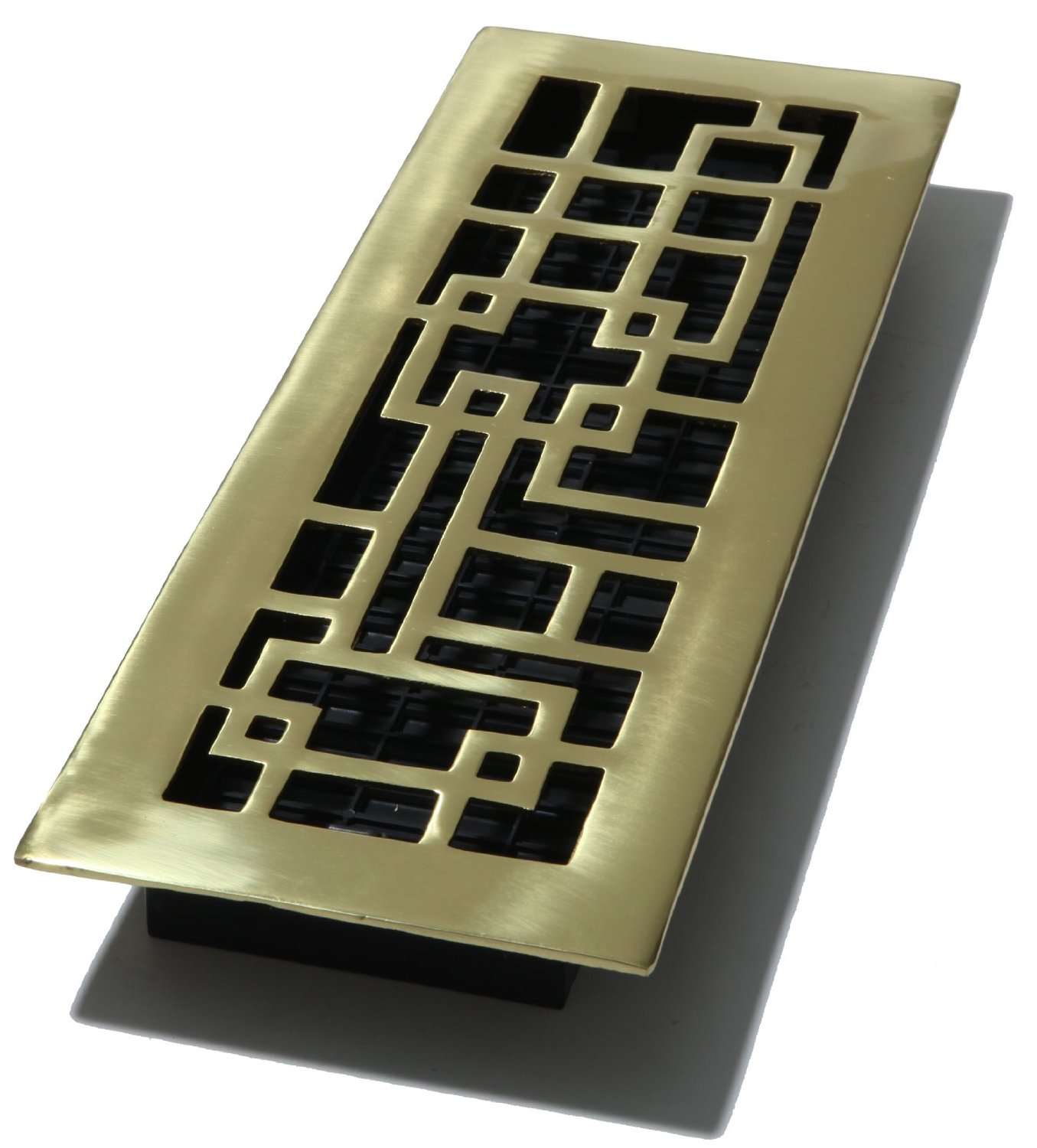 Decor Grates AB414 4-Inch by 14-Inch Abstract Floo