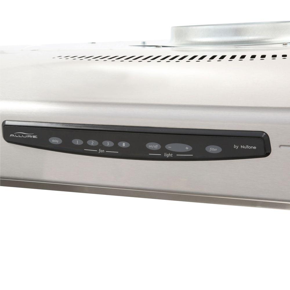 NuTone WS330SS Allure III Series 30 in. Convertible Range Hood in