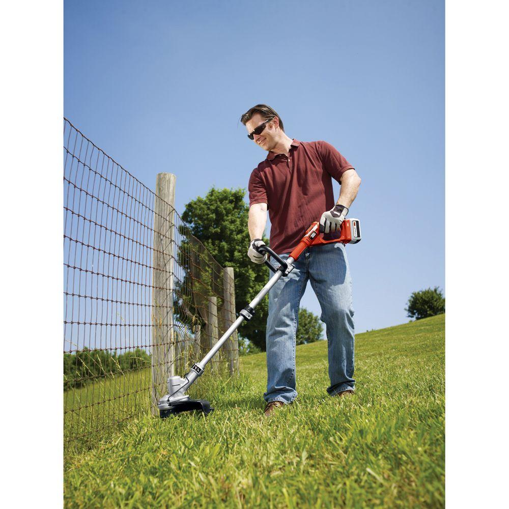 BLACK DECKER LST136 36 Volt Straight Shaft Cordless String Trimmer 