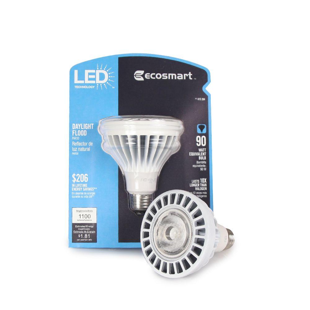 Ecosmart Ecs 30 Cw Fl 120 15 Watt 90w Par30 Daylight Led Flood Light Bulb Pppa Avi Depotmuch 3568