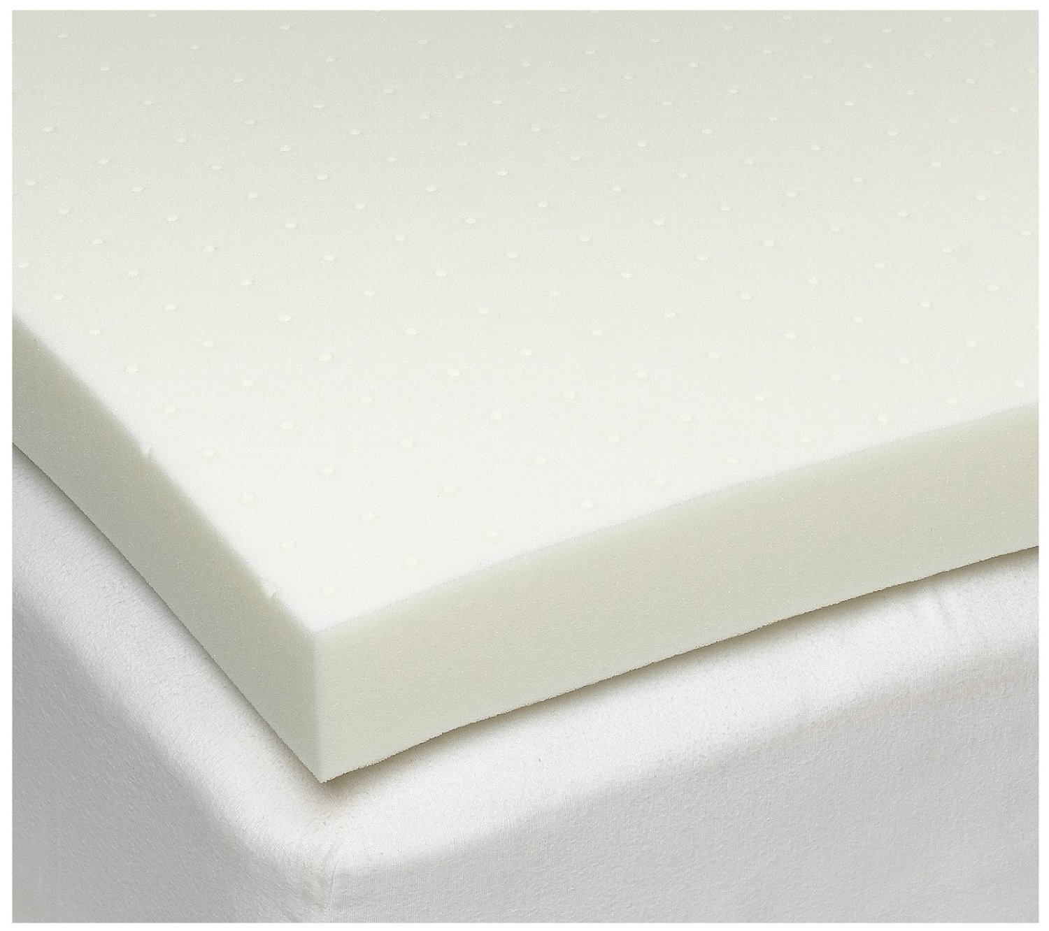 Sleep Joy 3 inch ViscO2 Ventilated Memory Foam Mattress Topper Queen