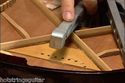 Repairing the lifted guitar bridge luthier  video 