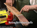 Carving the classical guitar neck luthier video DV