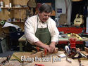 Carving the classical guitar neck luthier video DV