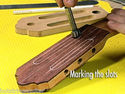 Carving the classical guitar neck luthier video DV