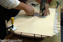 Building the classical guitar soundboard luthier D