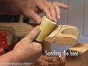 Carving the classical guitar neck luthier video DV