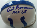 Autographed Art Donovan Mini Helmet