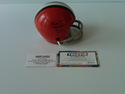 Autographed Dante Lavelli Mini Helmet