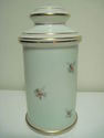  Vintage Bristol glass cookie jar hand painted fro