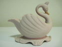 ceramic bisque swan very cute!