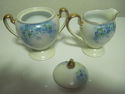 Royal Bayreuth Creamer and Sugar Bowl And Free Sal