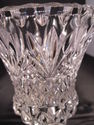  Vintage Lead Crystal Vase  Bohemia Estate Find!