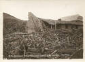 WWI  5X7 MINED HOUSE IN RUINS BERINCOURT FRANCE SO