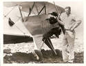 1938 VINTAGE PRESS PHOTO FLYING FARMER OHIO SCHAPA