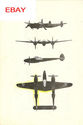 WWII RARE 5X7 P-38 LOCKHEED FIGHTER ID CARD RESTRI