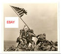 WWII 1945 ORIGINAL PHOTO FLAG RAISED IWO JIMA ROSE